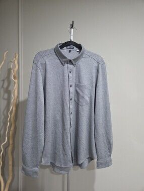 Paisley & Gray Button-Down Long Sleeve Knit Shirt  Sz.L/17